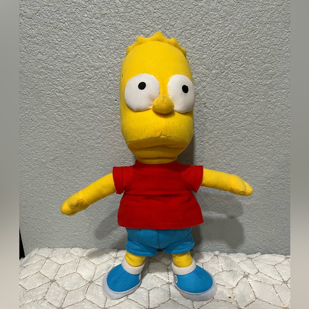 Bart‎ Simpson The Simpsons 
Plush Yellow and Red Cartoon Character Plush Toy